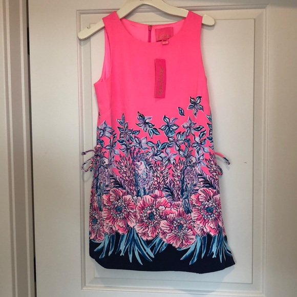 NWT Lilly Pulitzer Pink Tropics Donna Romper, 4 - Picture 5 of 7